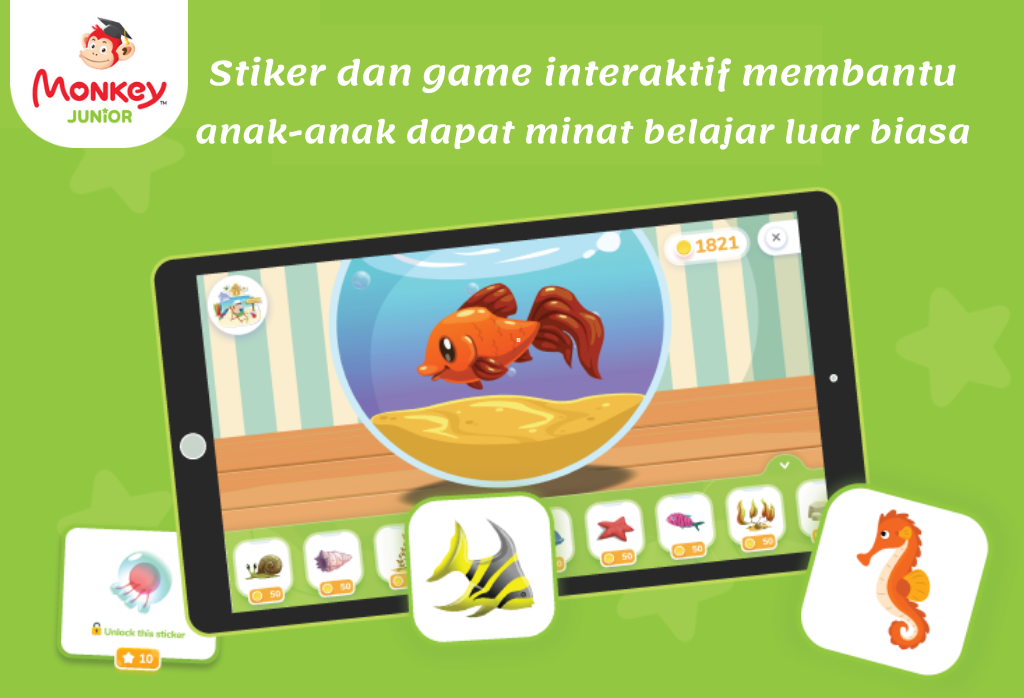 stiker-dan-game-interaktif-di-Monkey-Junior